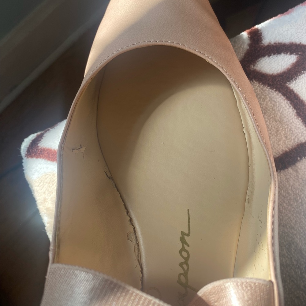 Jessica Simpson leather ballet style flats - Picture 10 of 16